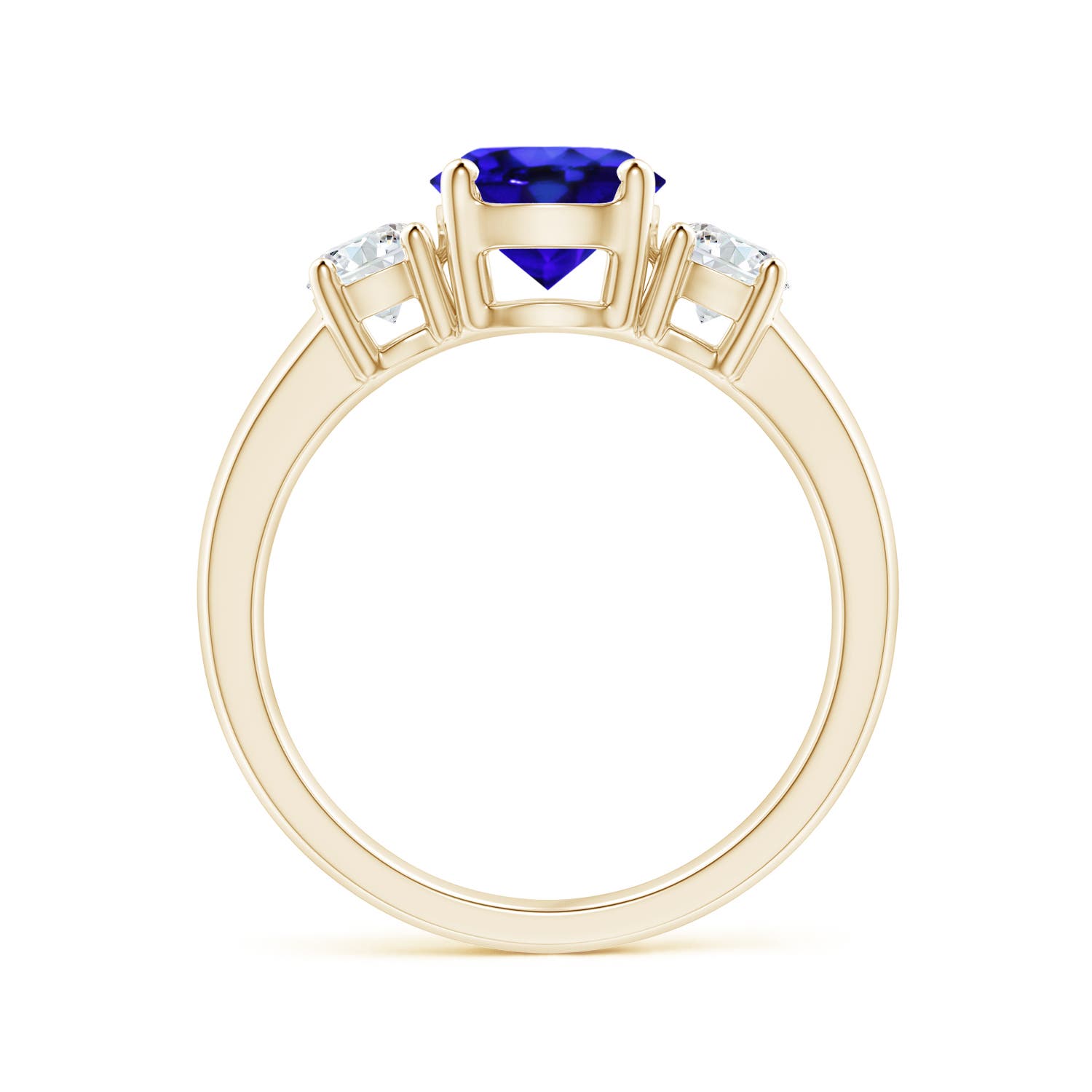 AAA - Tanzanite / 1.91 CT / 14 KT Yellow Gold