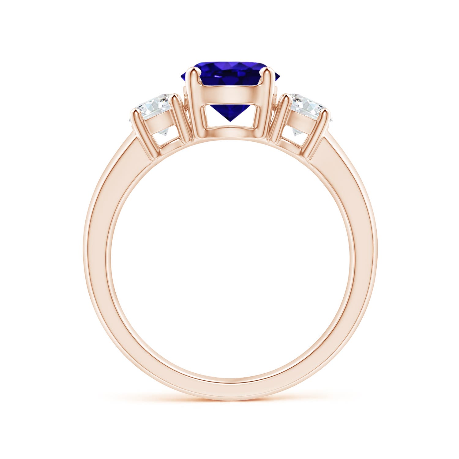 AAAA - Tanzanite / 1.91 CT / 14 KT Rose Gold