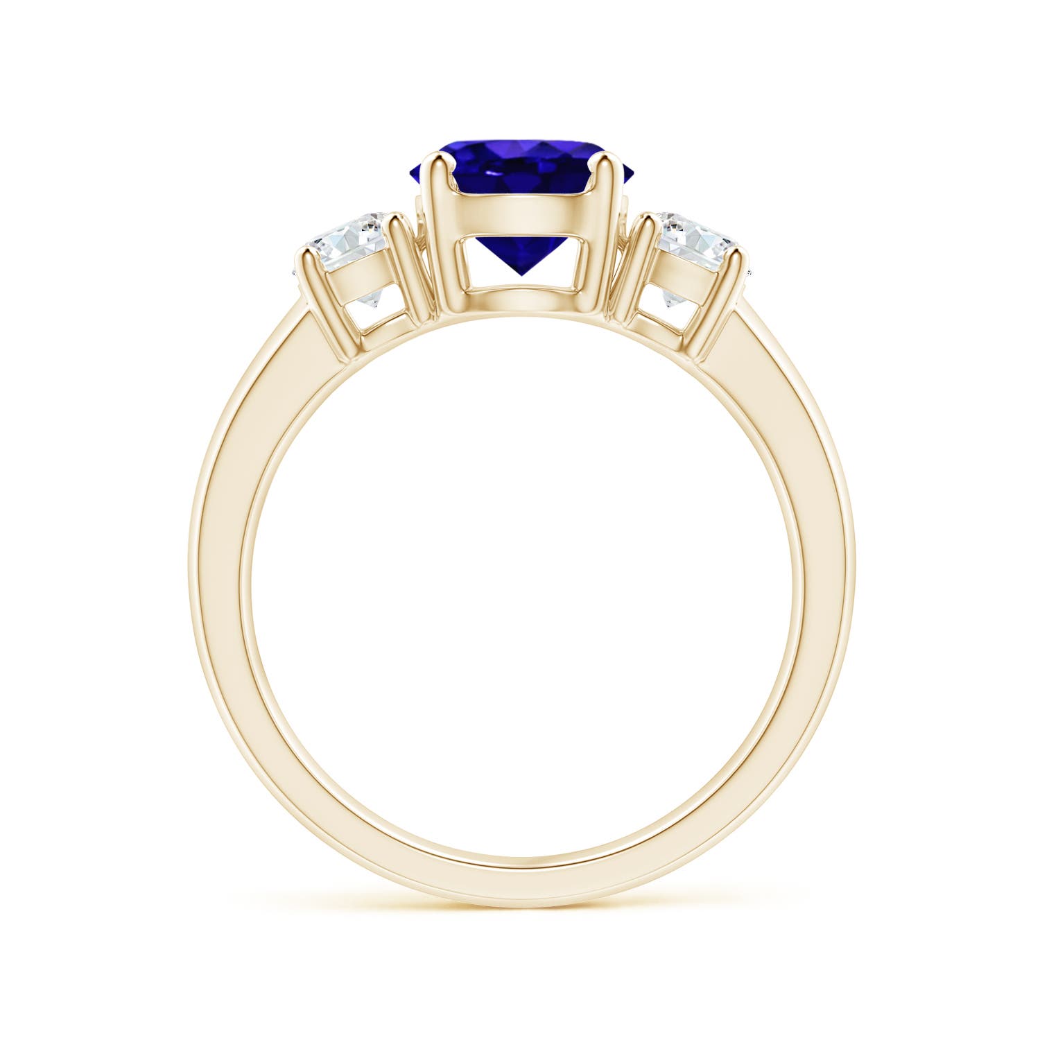 AAAA - Tanzanite / 1.91 CT / 14 KT Yellow Gold