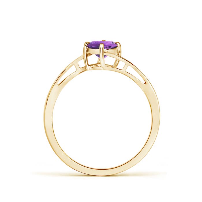 AA - Amethyst / 0.45 CT / 14 KT Yellow Gold