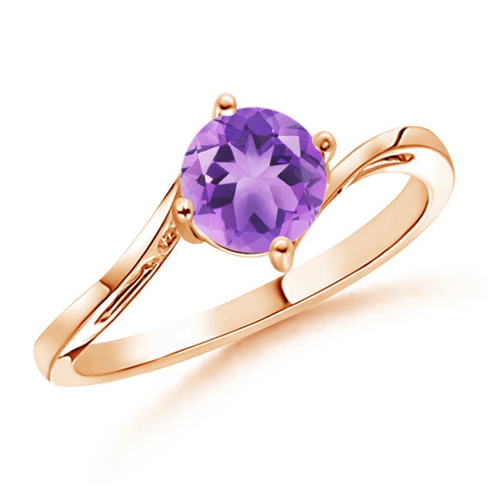 A - Amethyst / 0.8 CT / 14 KT Rose Gold