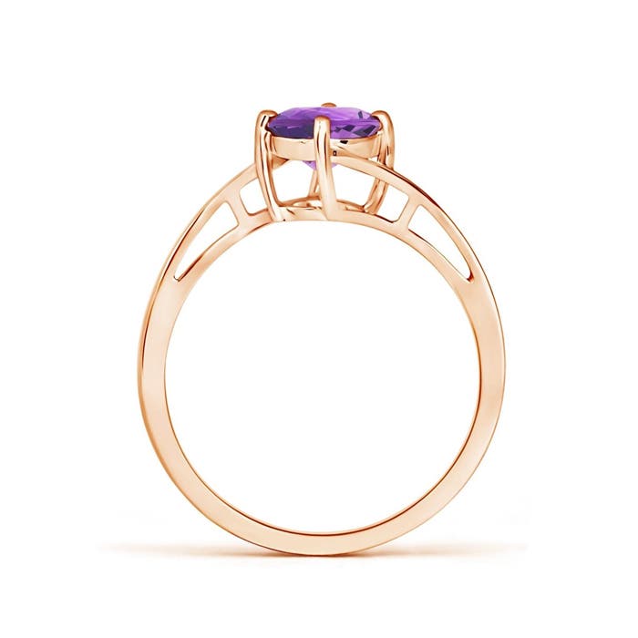 AA - Amethyst / 0.8 CT / 14 KT Rose Gold