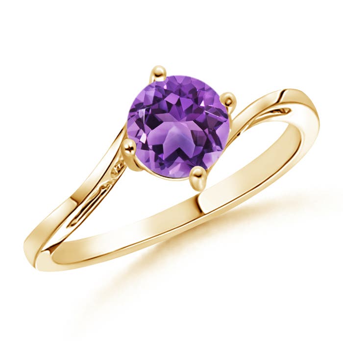 AA - Amethyst / 0.8 CT / 14 KT Yellow Gold