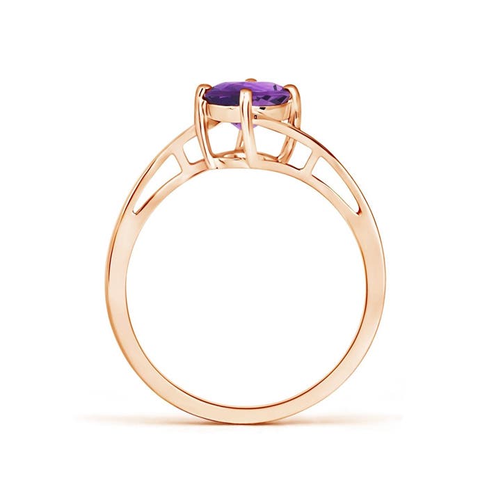 AAA - Amethyst / 0.8 CT / 14 KT Rose Gold