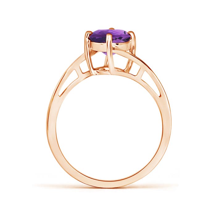 AAA - Amethyst / 1.15 CT / 14 KT Rose Gold