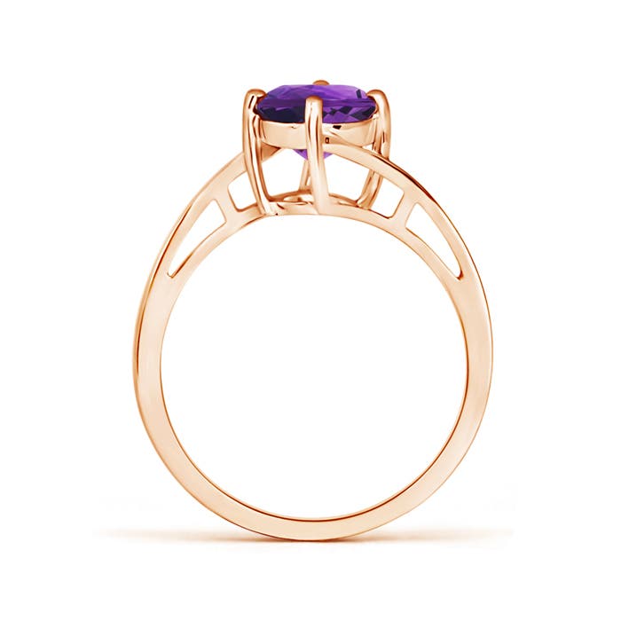 AAAA - Amethyst / 1.15 CT / 14 KT Rose Gold