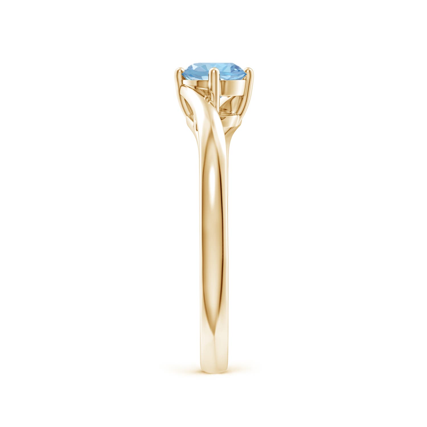 AAA - Aquamarine / 0.4 CT / 14 KT Yellow Gold