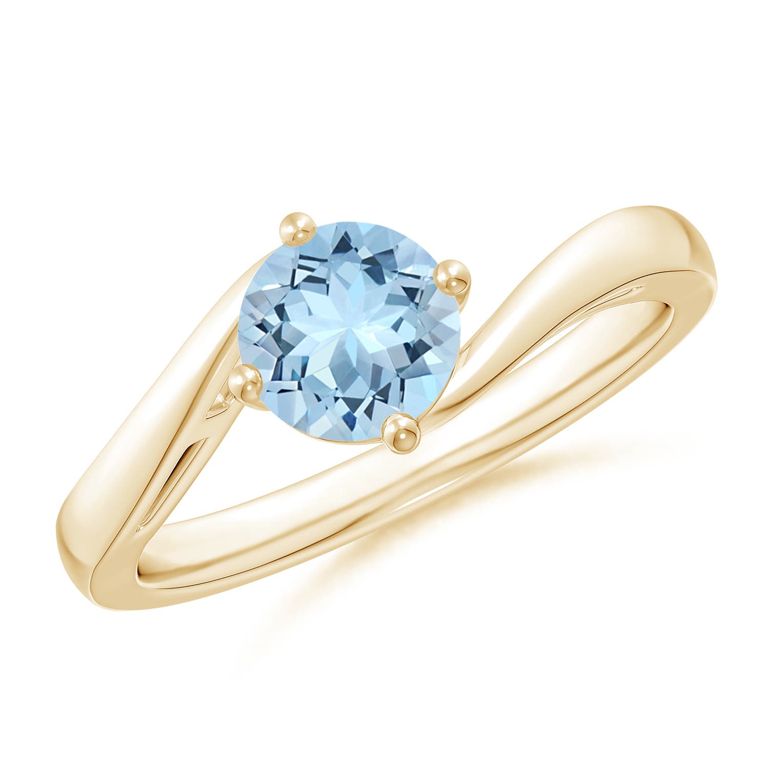 AAA - Aquamarine / 0.72 CT / 14 KT Yellow Gold