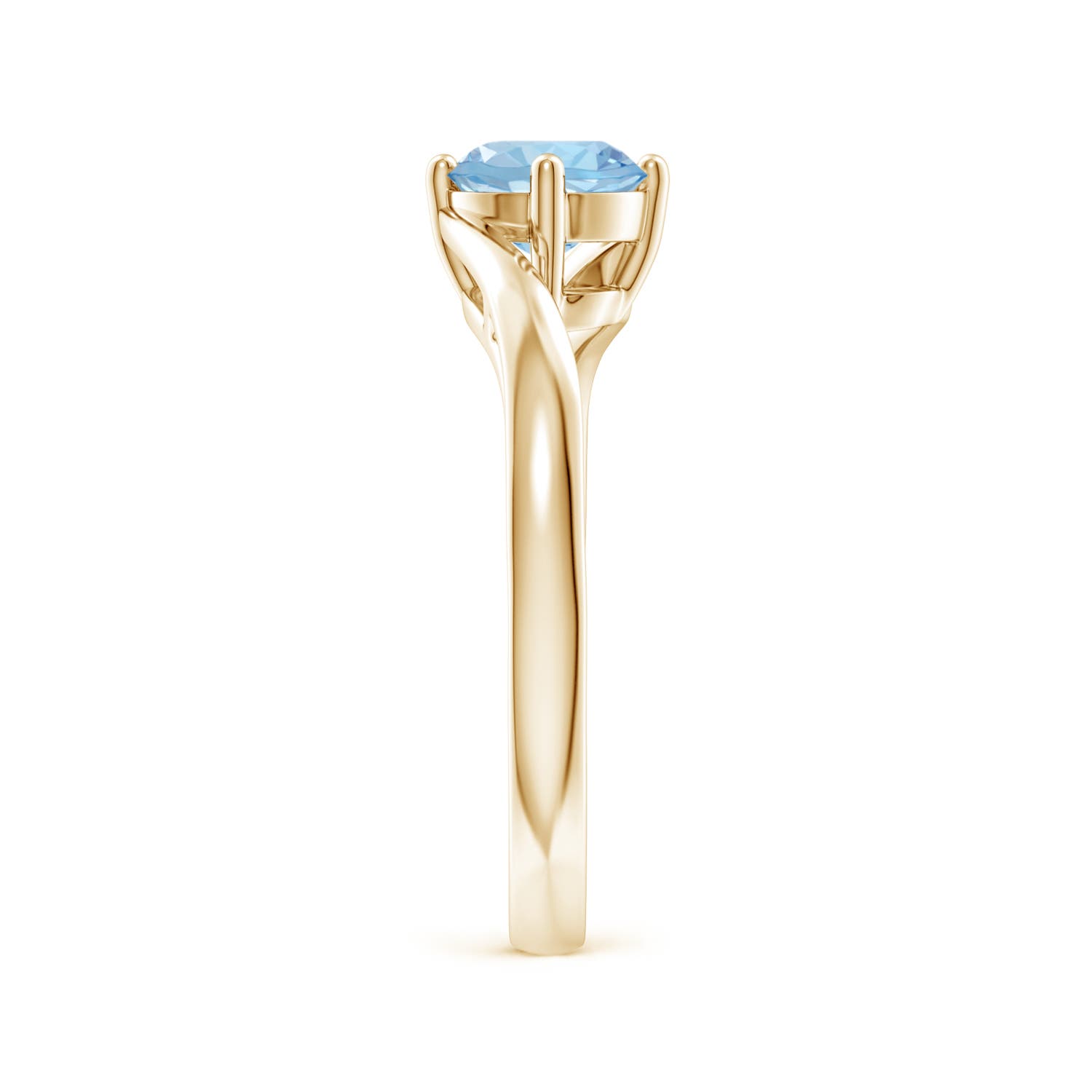 AAA - Aquamarine / 0.72 CT / 14 KT Yellow Gold