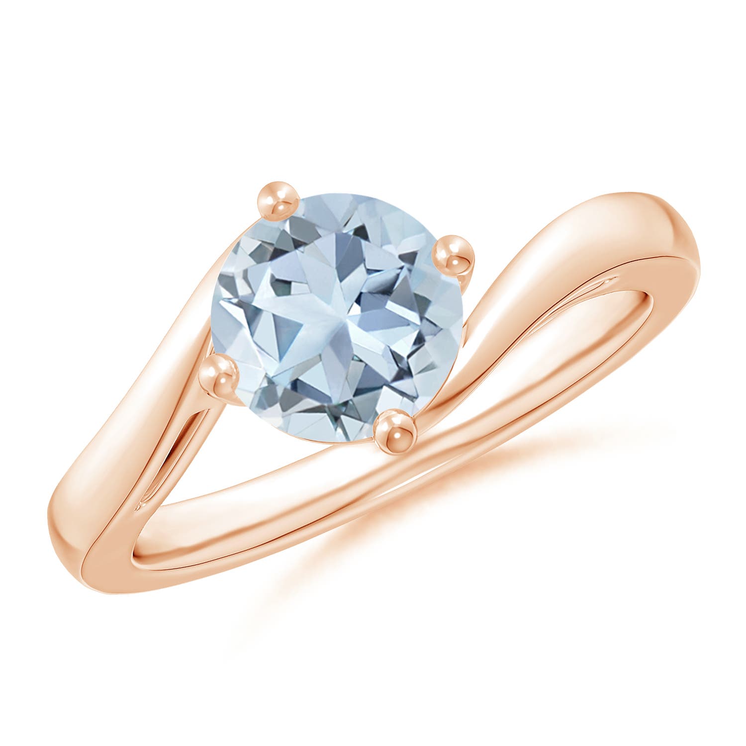 A - Aquamarine / 1.12 CT / 14 KT Rose Gold