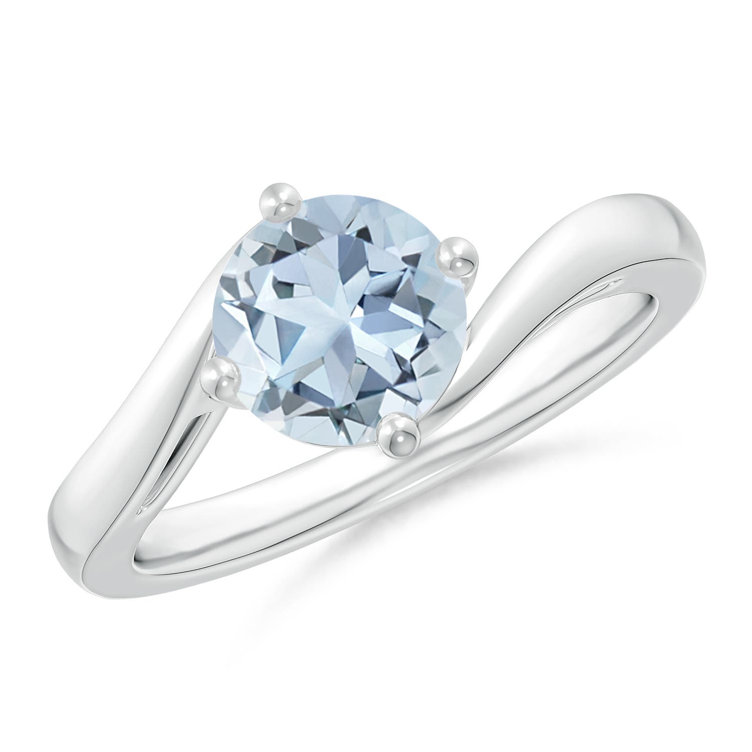 A - Aquamarine / 1.12 CT / 14 KT White Gold