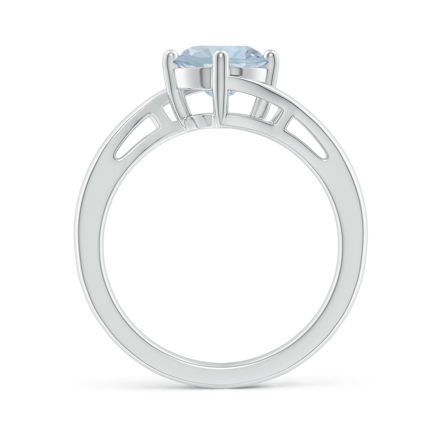 A - Aquamarine / 1.12 CT / 14 KT White Gold