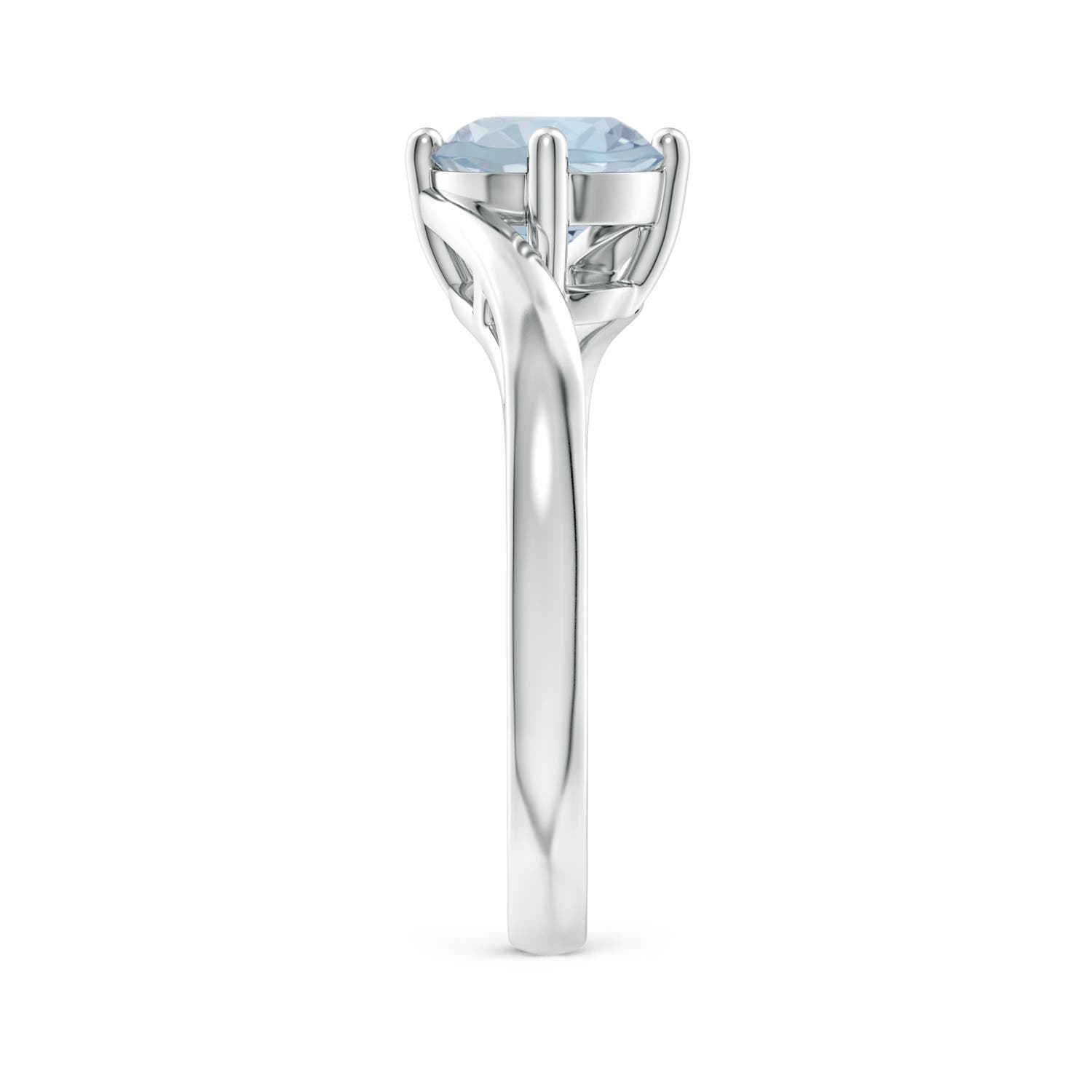 A - Aquamarine / 1.12 CT / 14 KT White Gold