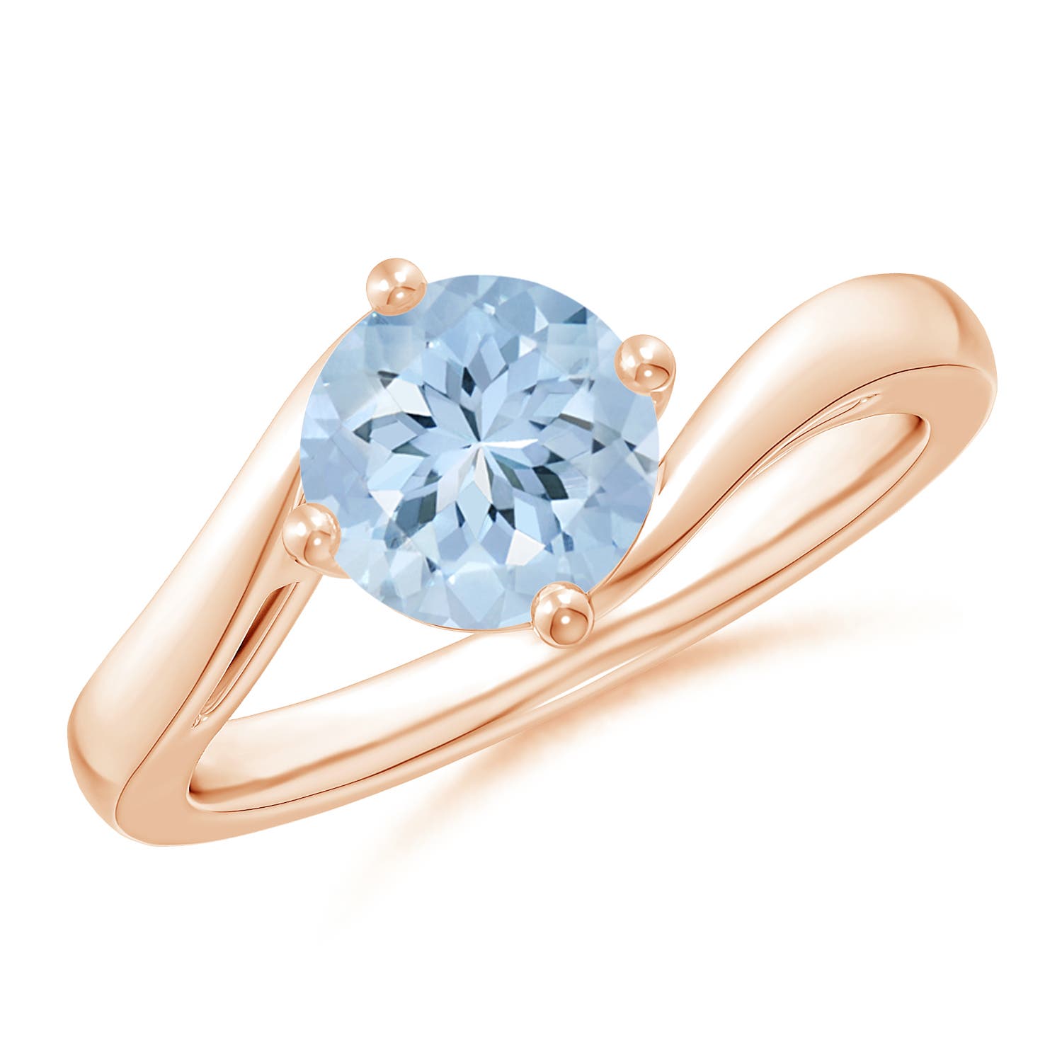 AA - Aquamarine / 1.12 CT / 14 KT Rose Gold