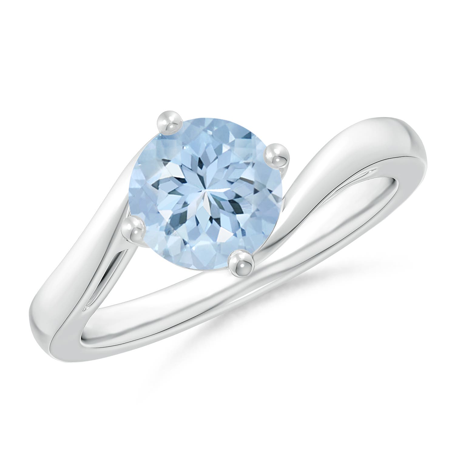 AA - Aquamarine / 1.12 CT / 14 KT White Gold