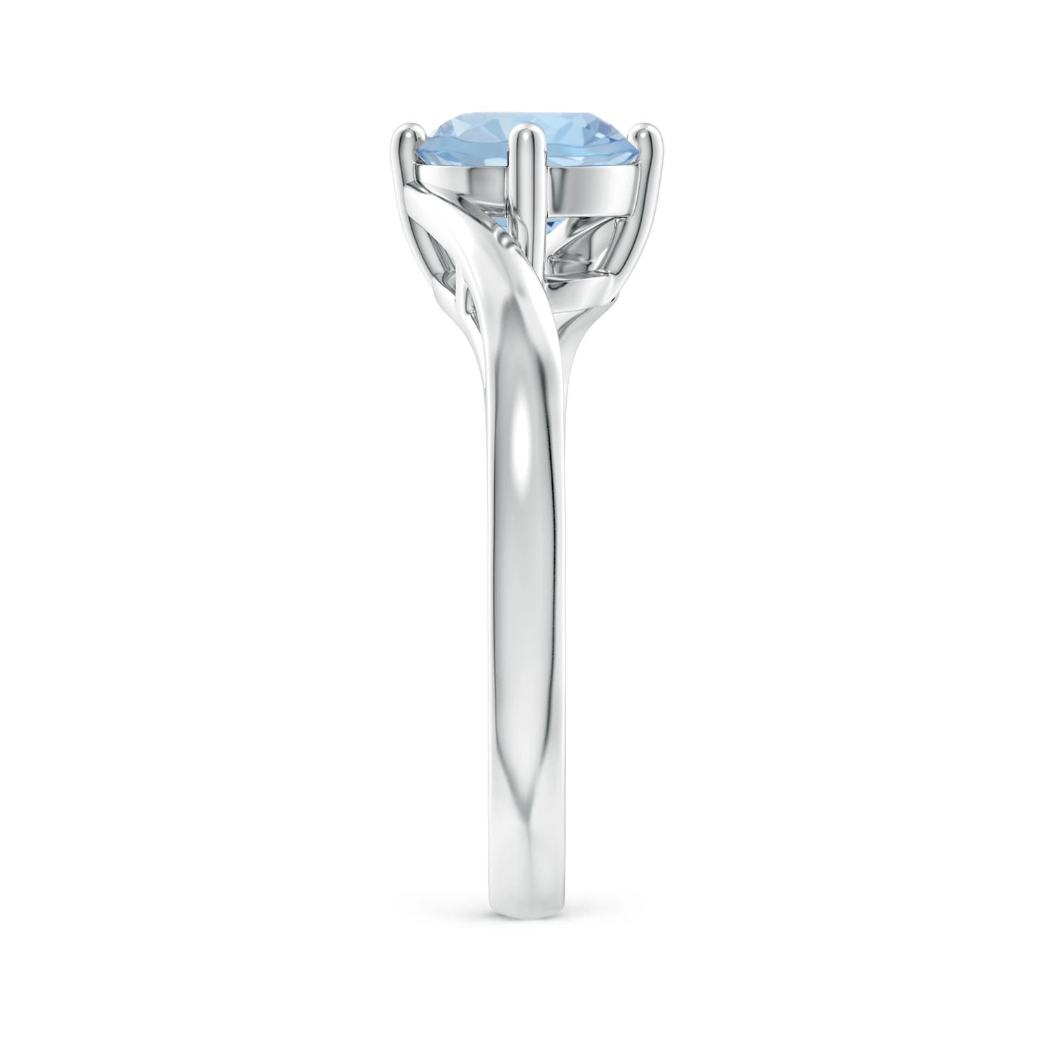 AA - Aquamarine / 1.12 CT / 14 KT White Gold