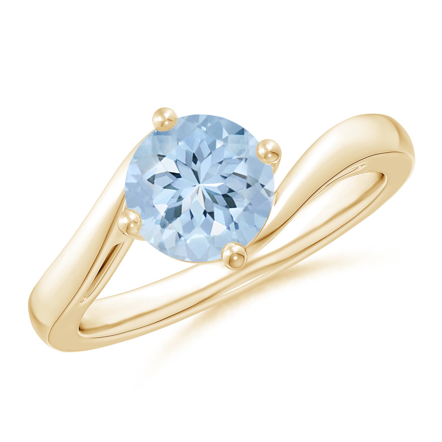 AA - Aquamarine / 1.12 CT / 14 KT Yellow Gold