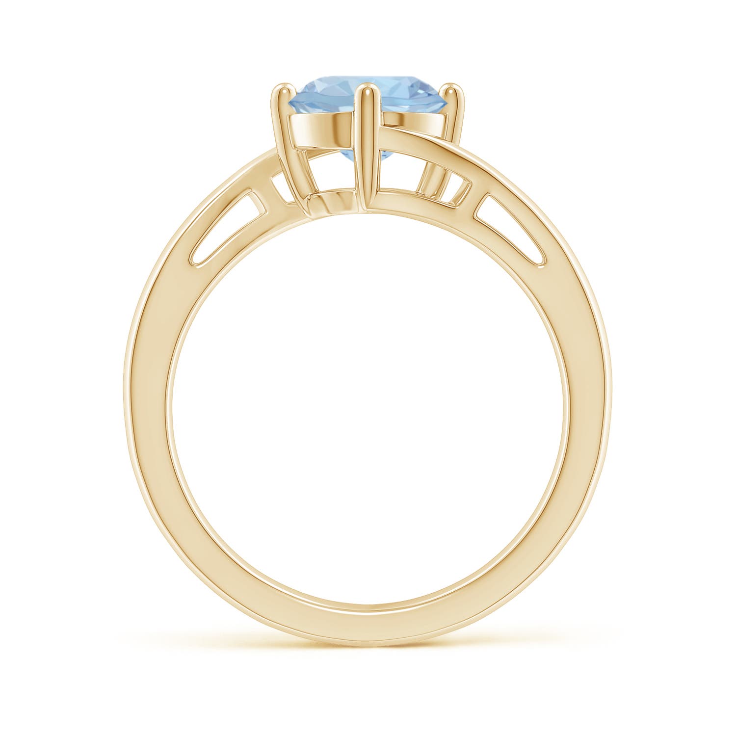 AA - Aquamarine / 1.12 CT / 14 KT Yellow Gold