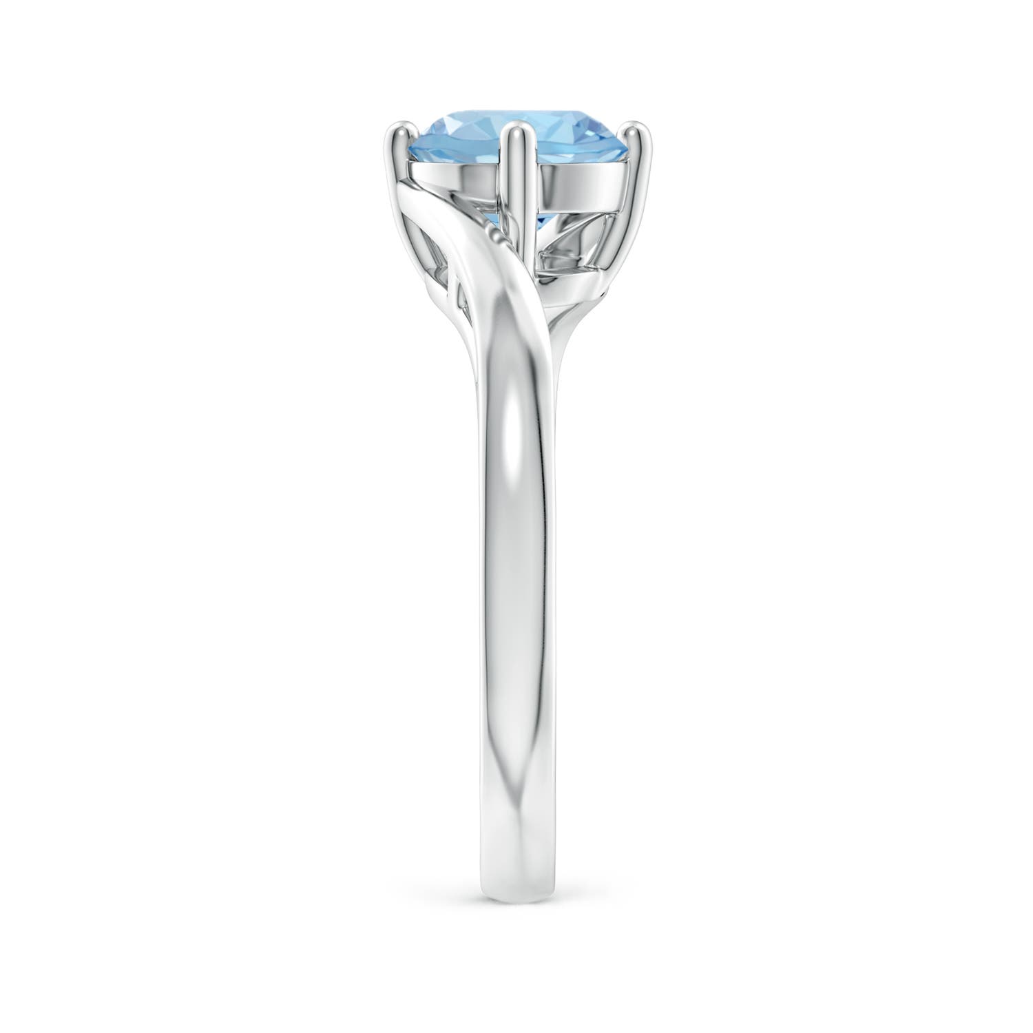 AAA - Aquamarine / 1.12 CT / 14 KT White Gold