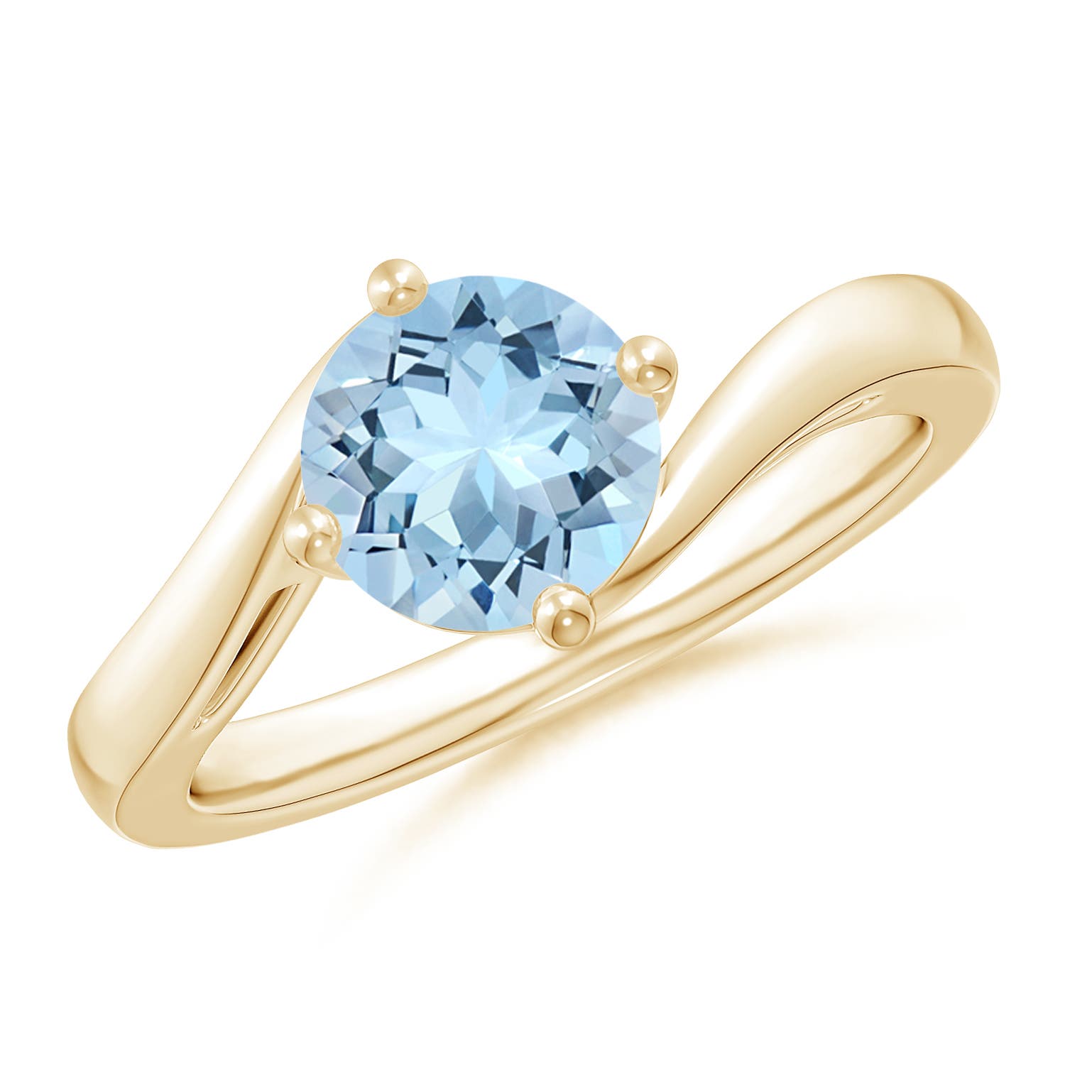 AAA - Aquamarine / 1.12 CT / 14 KT Yellow Gold