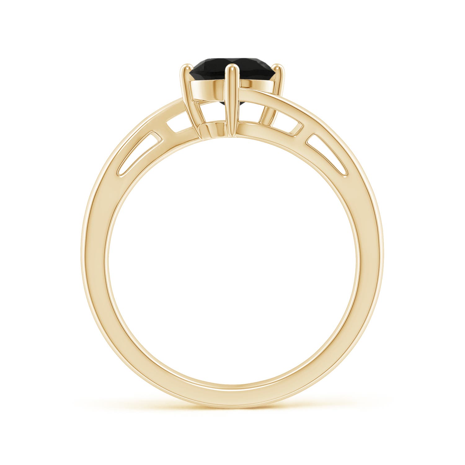 AAA - Black Onyx / 0.7 CT / 14 KT Yellow Gold