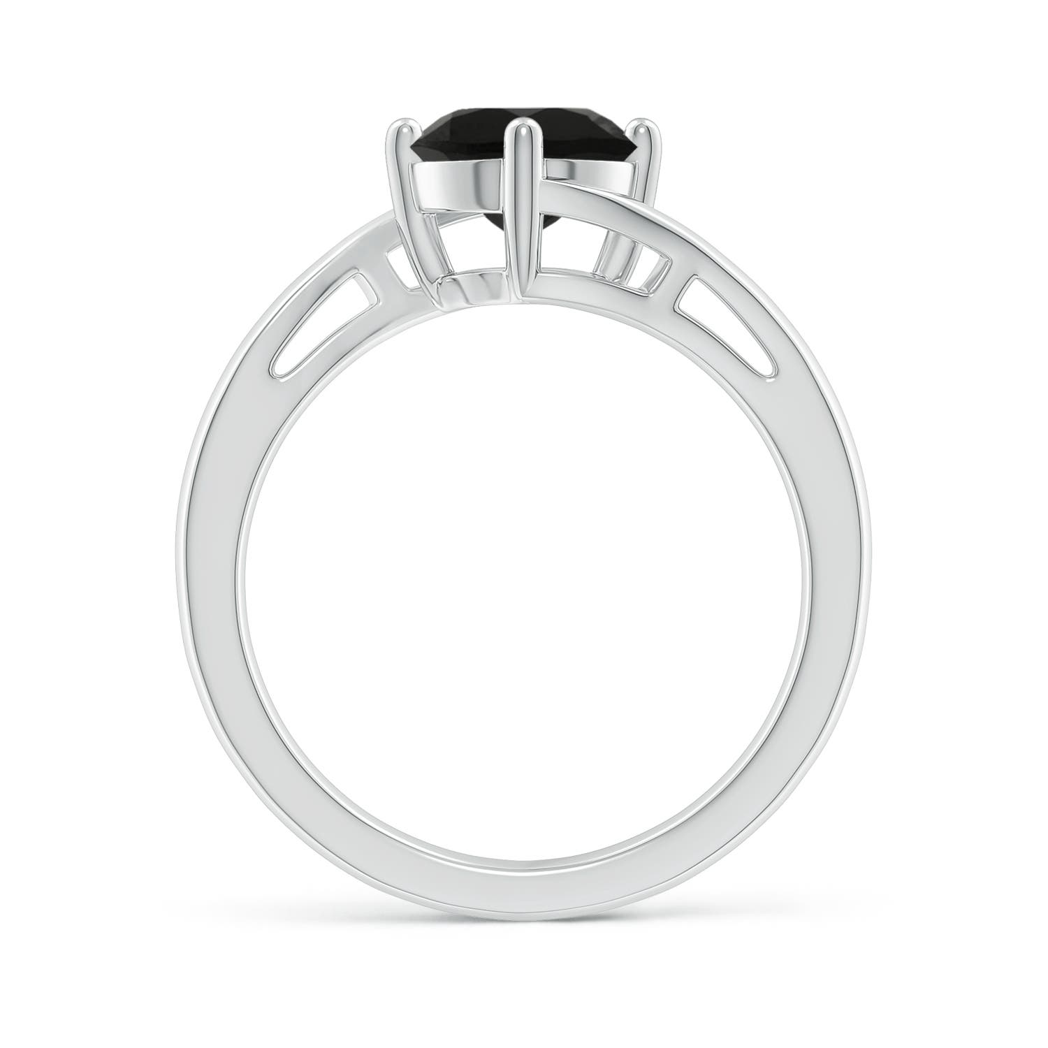 AAA - Black Onyx / 1 CT / 14 KT White Gold