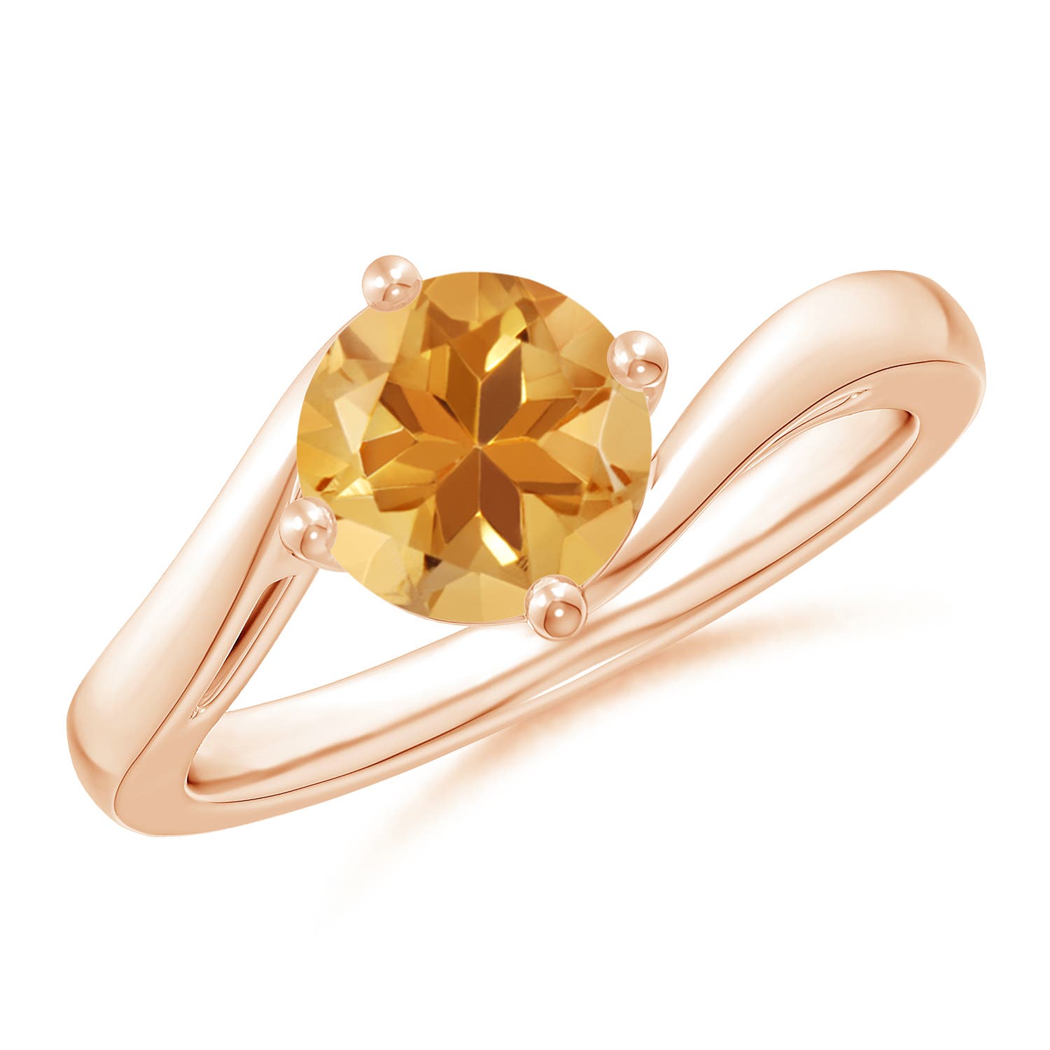 A - Citrine / 1.25 CT / 14 KT Rose Gold