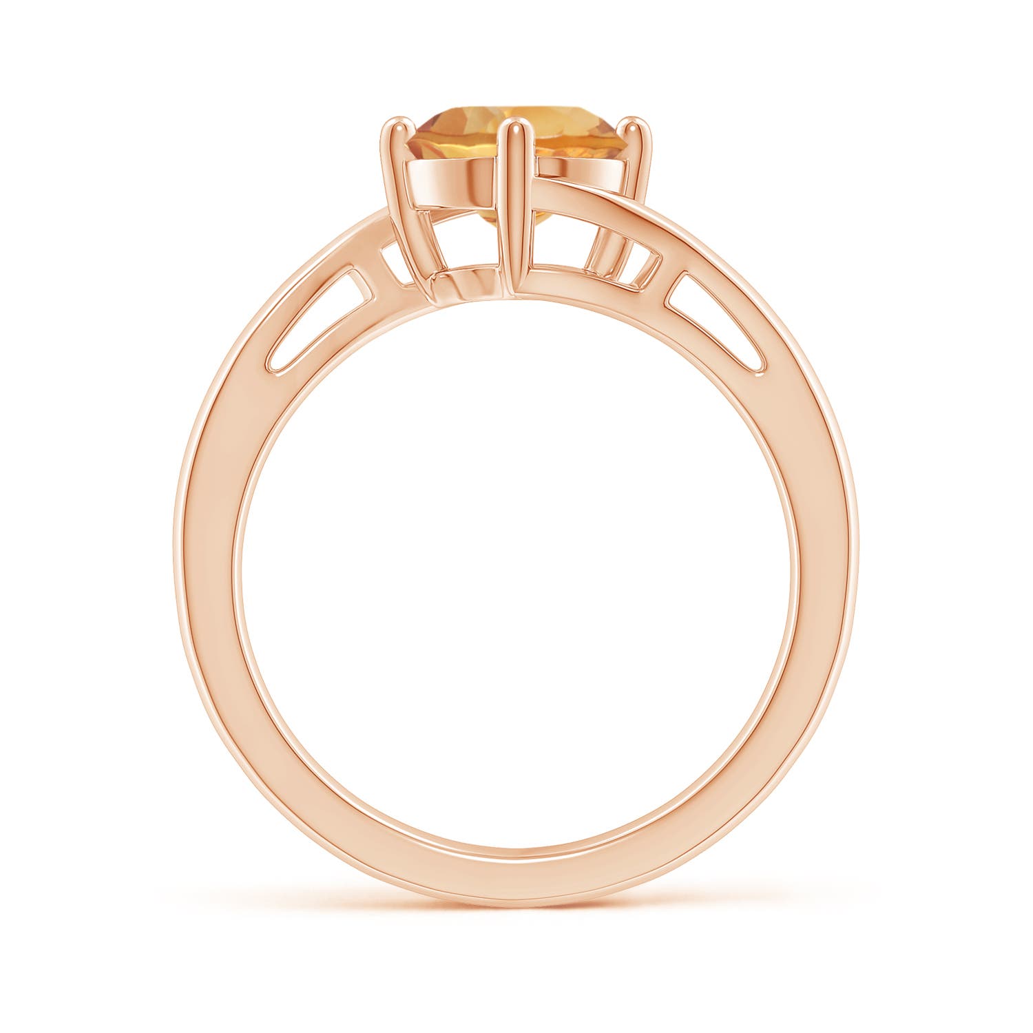 A - Citrine / 1.25 CT / 14 KT Rose Gold