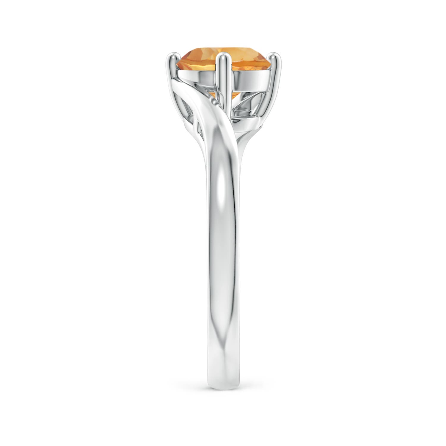 A - Citrine / 1.25 CT / 14 KT White Gold