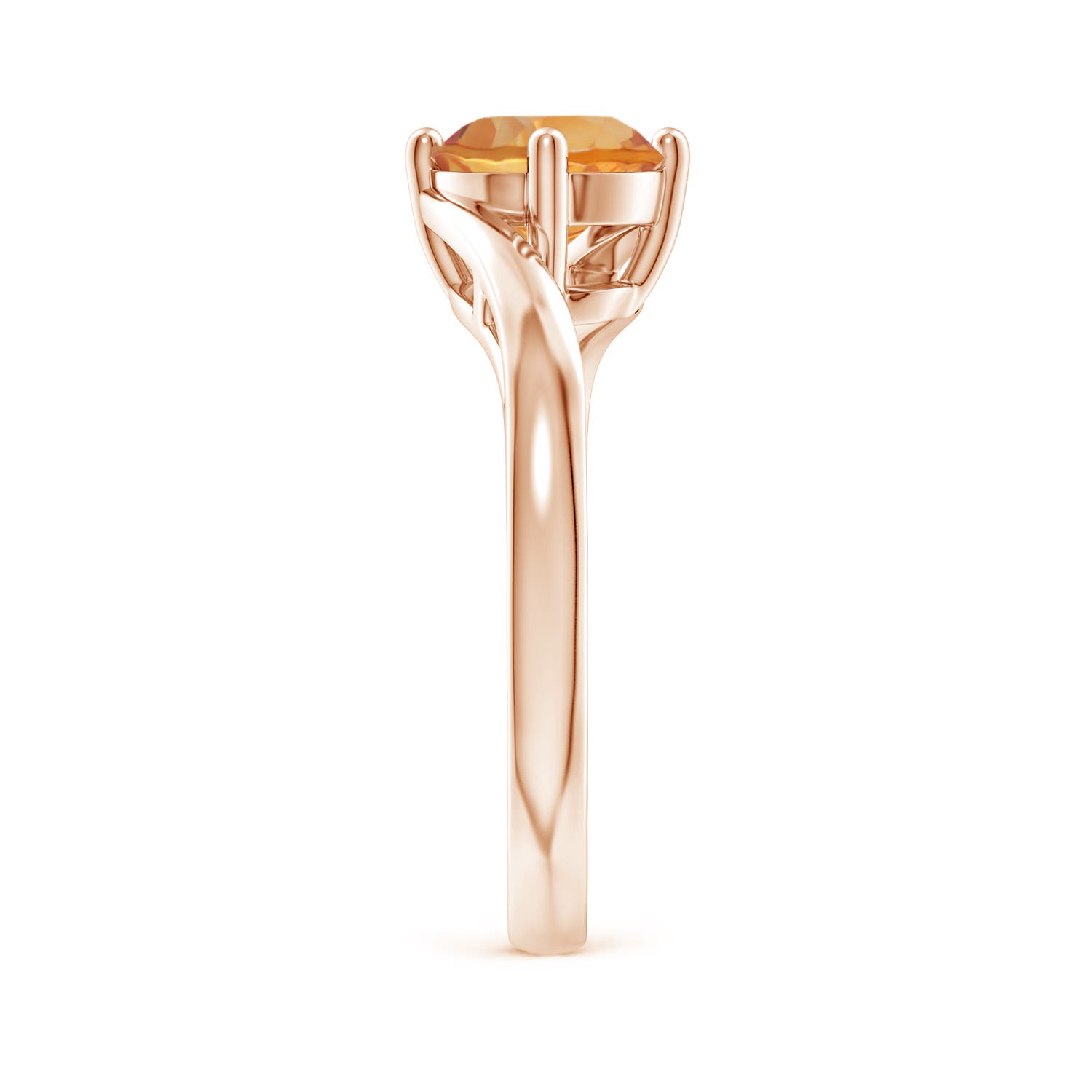 AA - Citrine / 1.25 CT / 14 KT Rose Gold