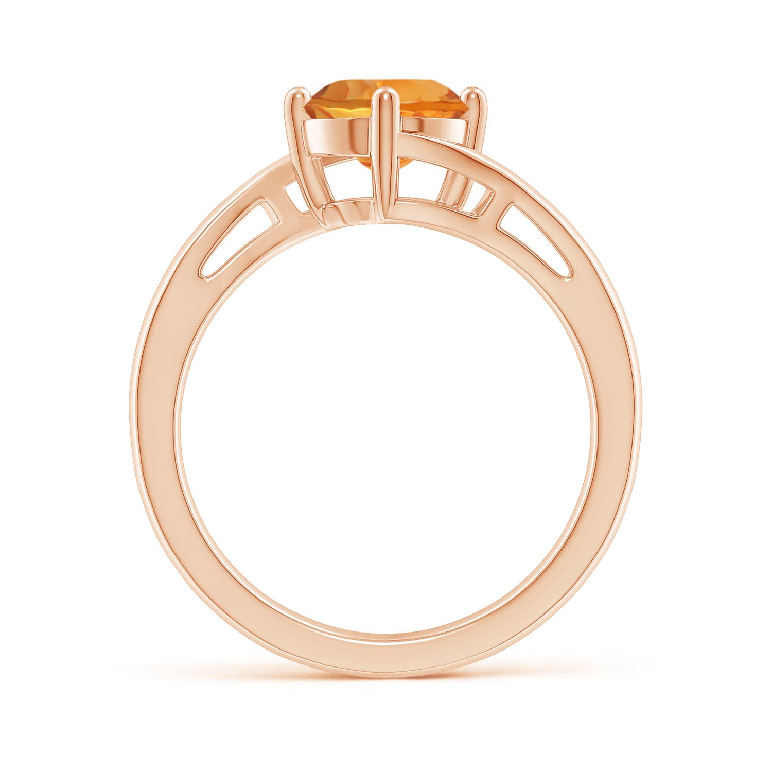 AAA - Citrine / 1.25 CT / 14 KT Rose Gold