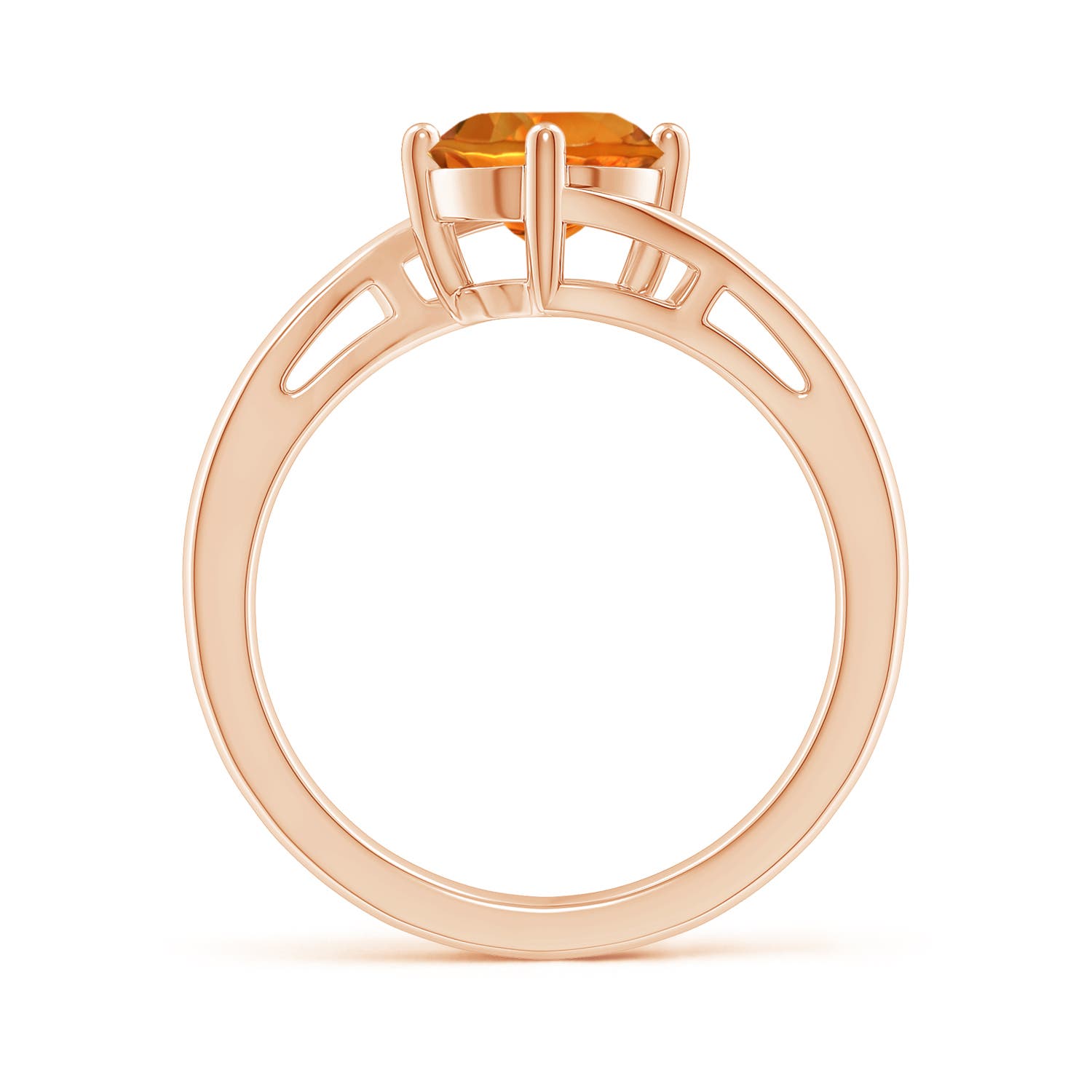 AAAA - Citrine / 1.25 CT / 14 KT Rose Gold