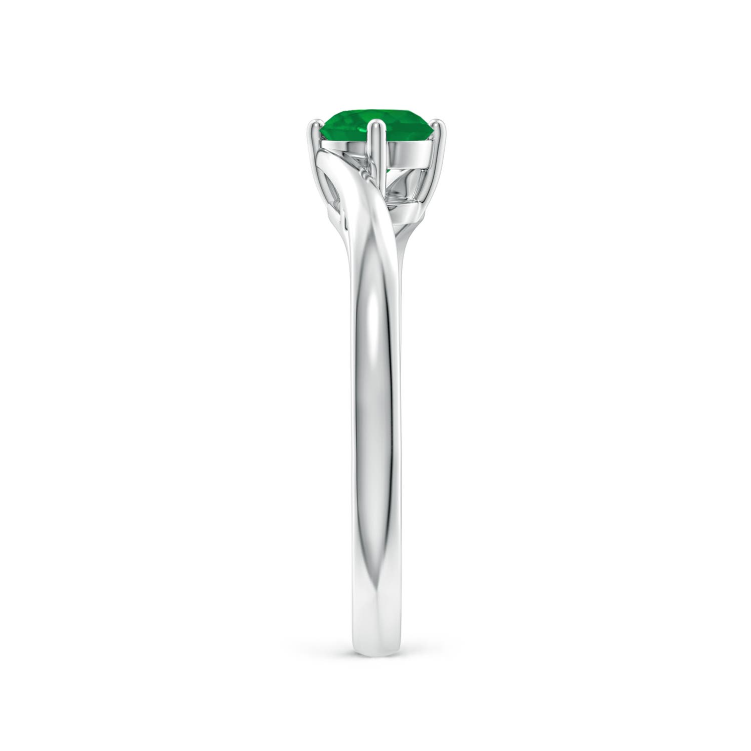 AA - Emerald / 0.45 CT / 14 KT White Gold