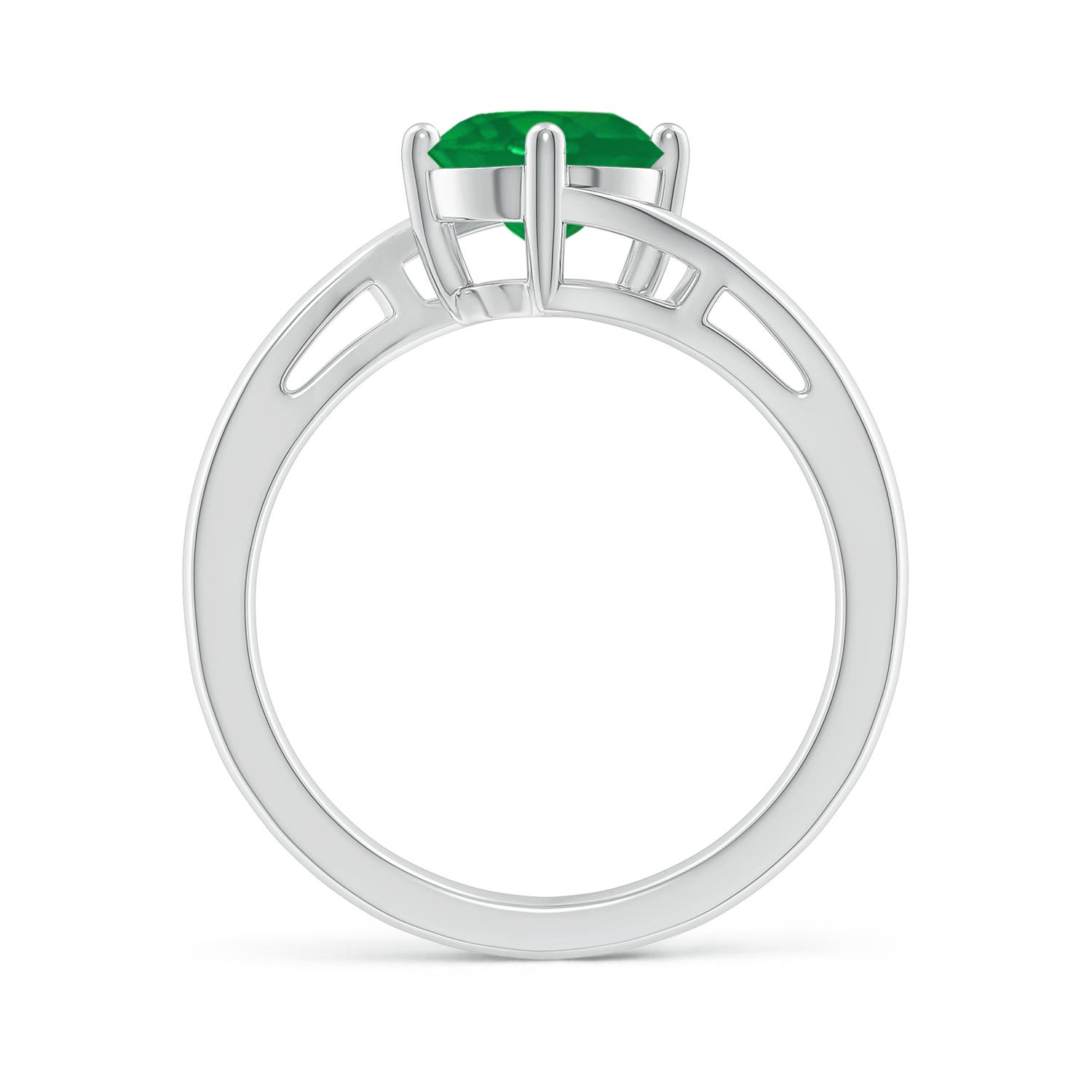 AA - Emerald / 1.2 CT / 14 KT White Gold