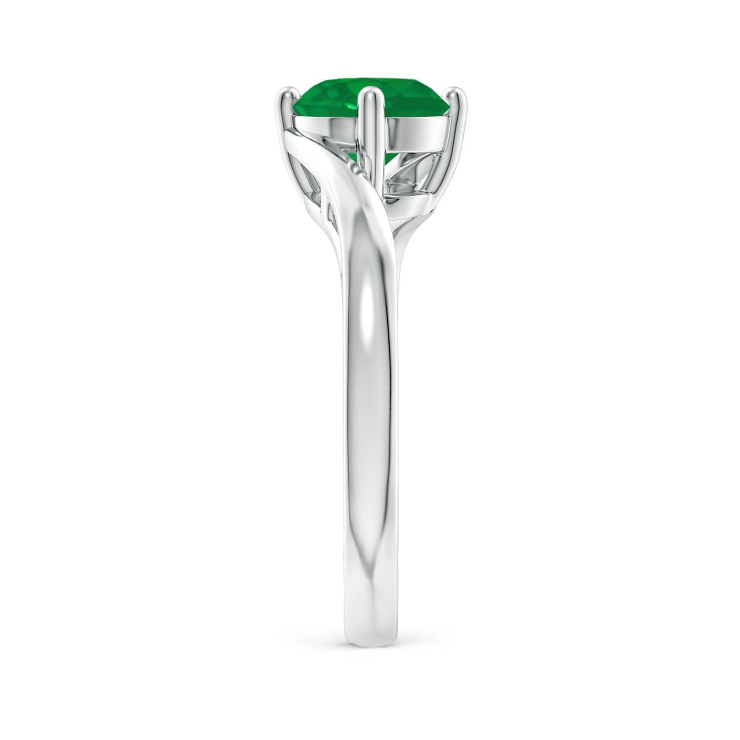 AA - Emerald / 1.2 CT / 14 KT White Gold