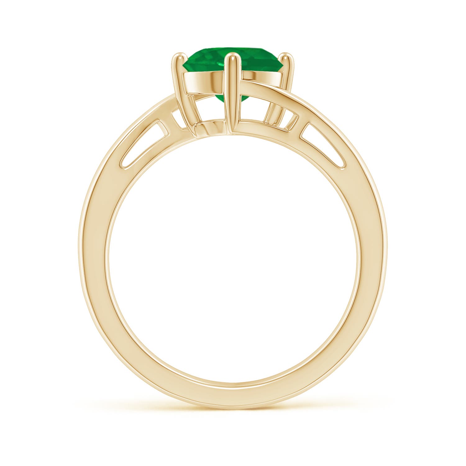 AA - Emerald / 1.2 CT / 14 KT Yellow Gold