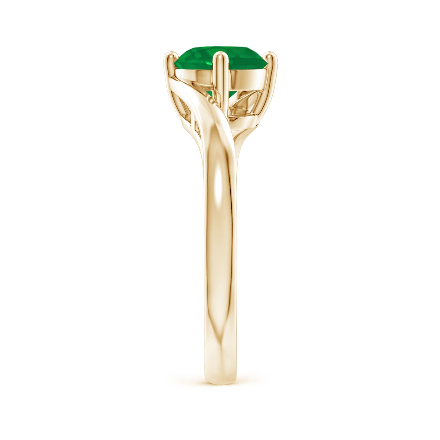 AA - Emerald / 1.2 CT / 14 KT Yellow Gold