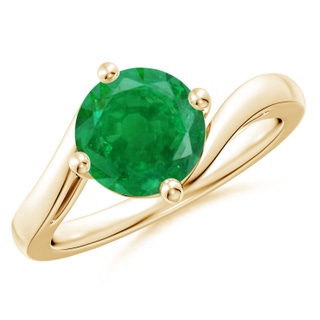 Round AA Emerald