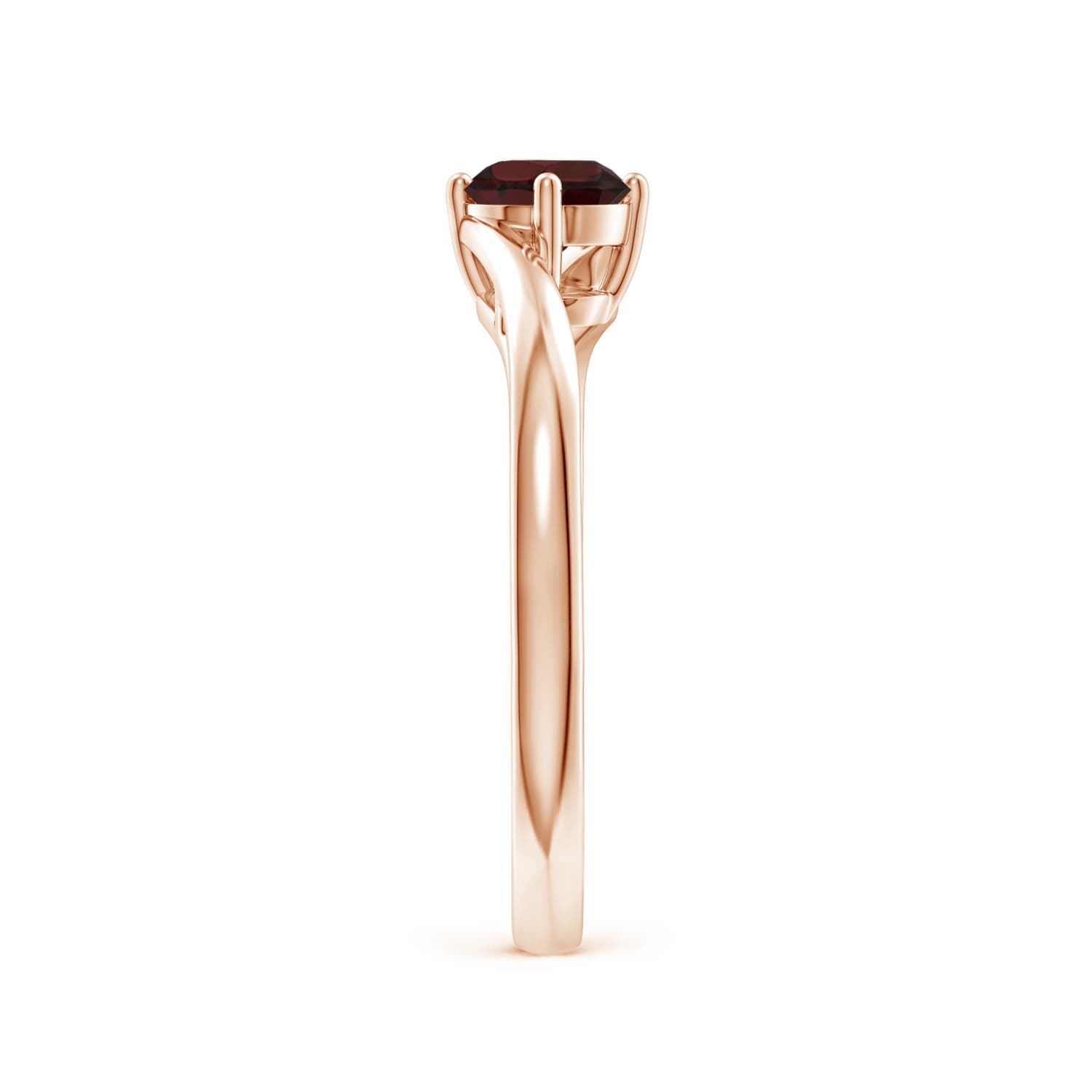 A - Garnet / 0.6 CT / 14 KT Rose Gold