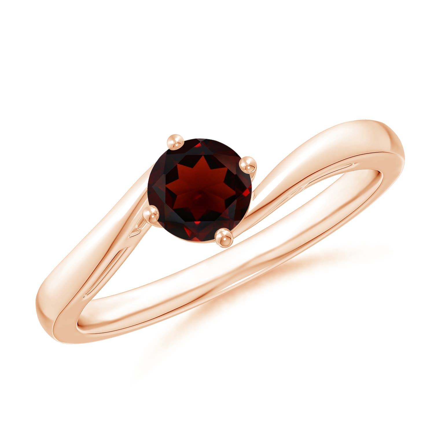 AA - Garnet / 0.6 CT / 14 KT Rose Gold