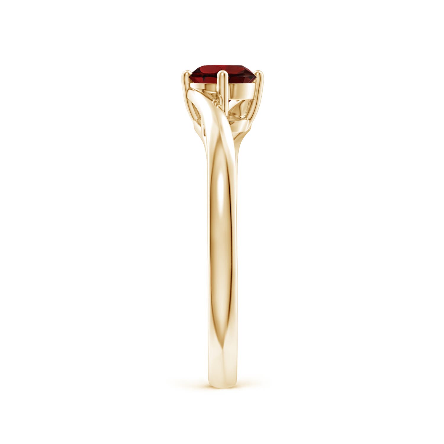 AAA - Garnet / 0.6 CT / 14 KT Yellow Gold