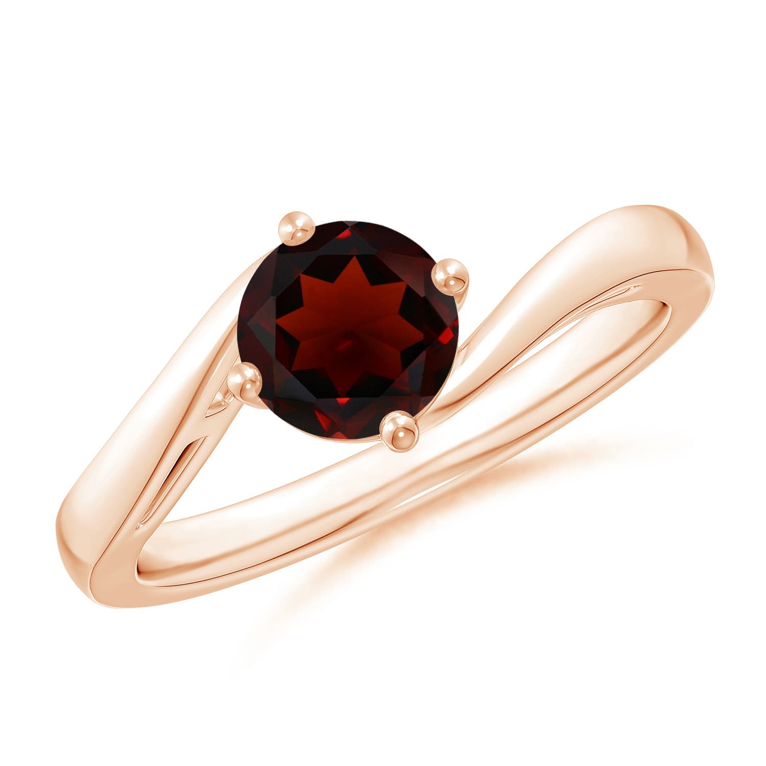 AA - Garnet / 1 CT / 14 KT Rose Gold