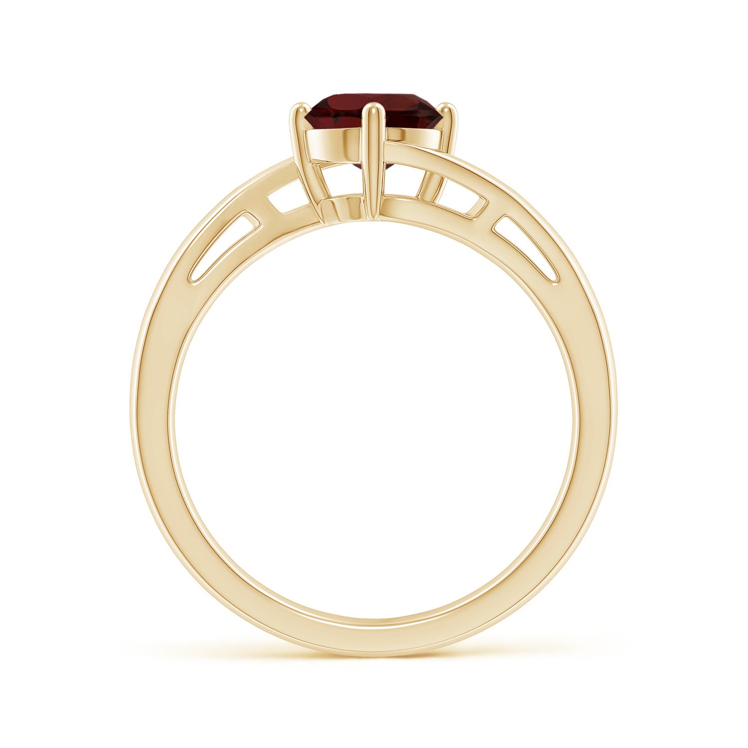 AA - Garnet / 1 CT / 14 KT Yellow Gold