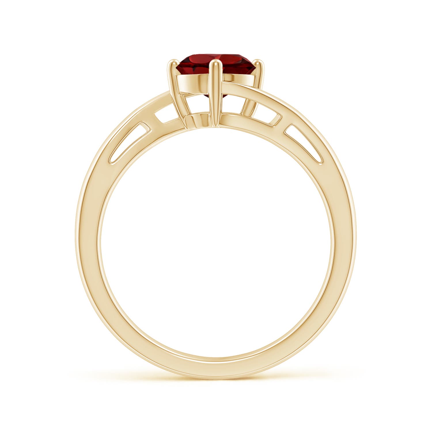 AAAA - Garnet / 1 CT / 14 KT Yellow Gold