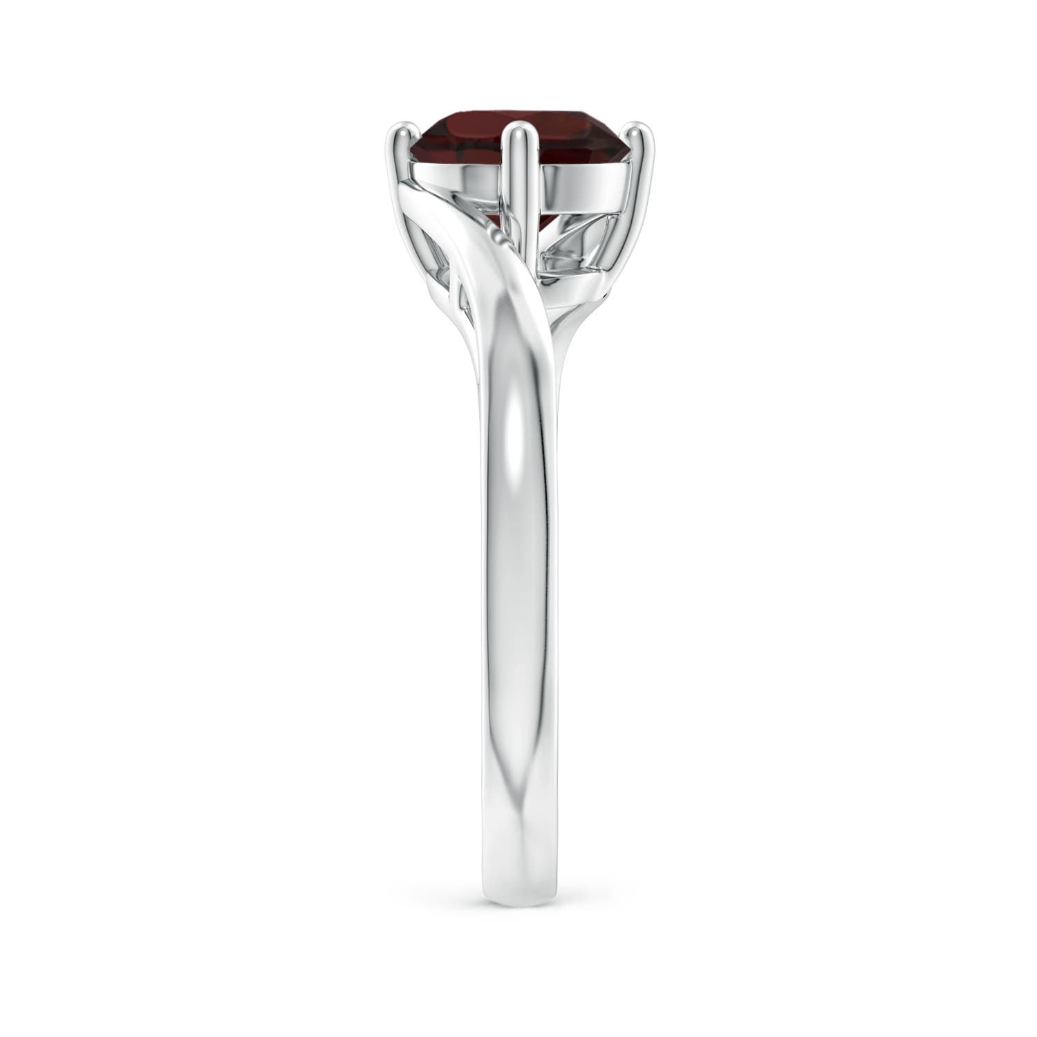 A - Garnet / 1.5 CT / 14 KT White Gold