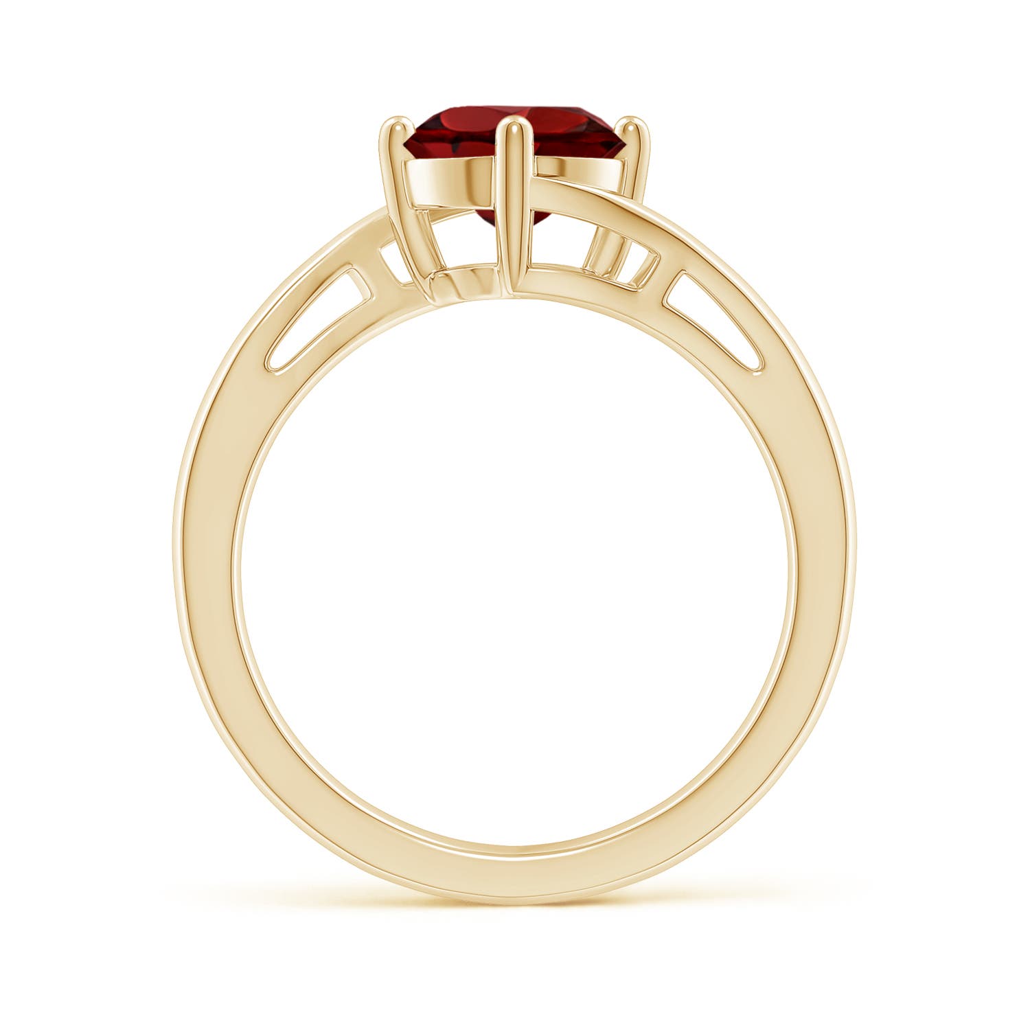 AAAA - Garnet / 1.5 CT / 14 KT Yellow Gold