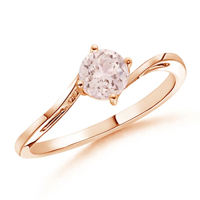 A - Morganite / 0.42 CT / 14 KT Rose Gold