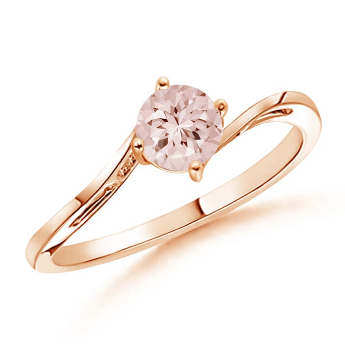 AA - Morganite / 0.42 CT / 14 KT Rose Gold