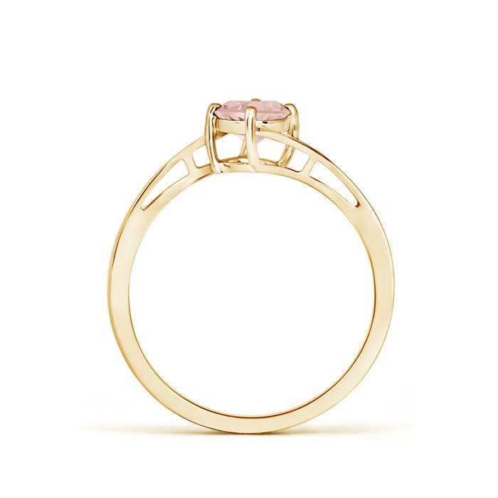 AAA - Morganite / 0.42 CT / 14 KT Yellow Gold