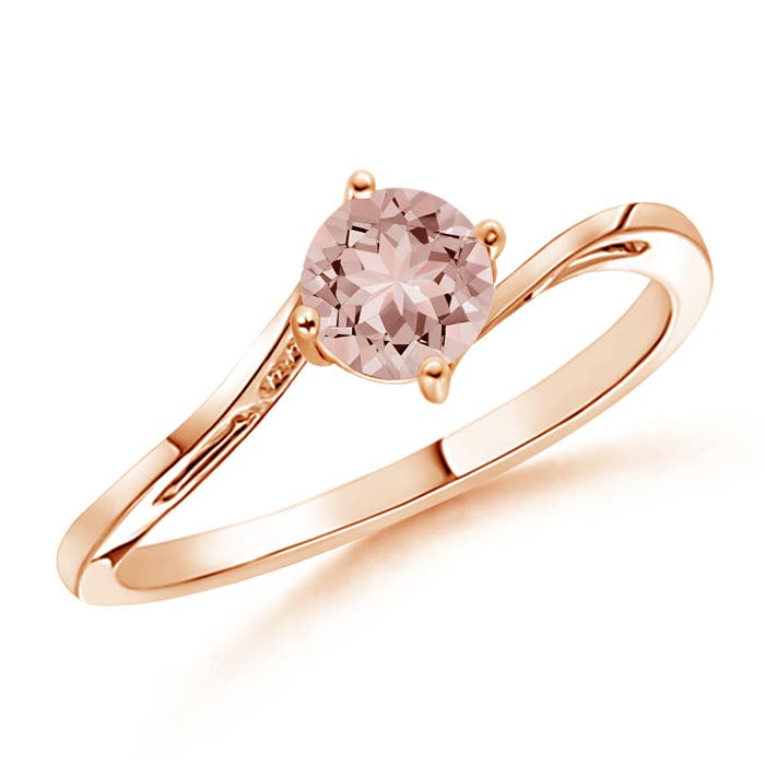 AAAA - Morganite / 0.42 CT / 14 KT Rose Gold